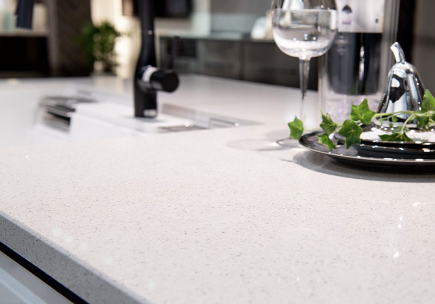 クォーツストーンワークトップ